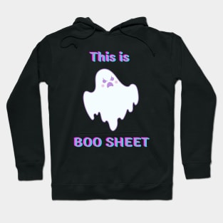 Boo Sheet Cute Kawaii Ghost Halloween Spooky Season Hoodie